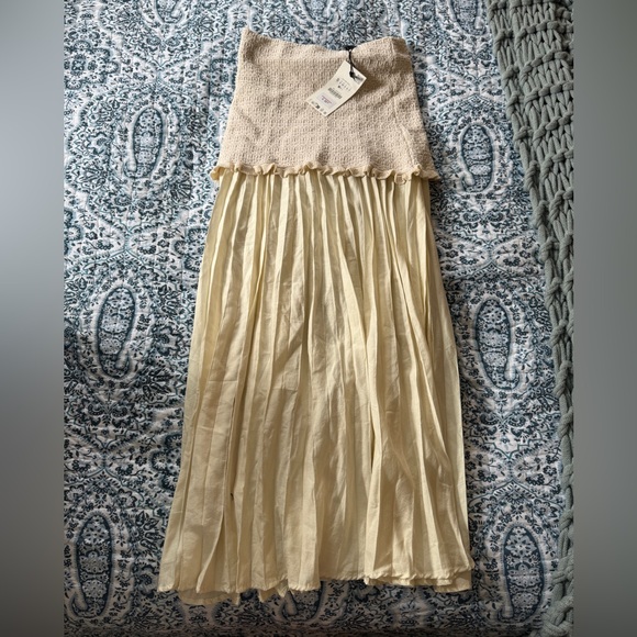 Zara Ivory Knit Maxi Skirt - Picture 4 of 8